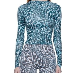 MAISIE WILEN
SSENSE Exclusive Blue Body Shop Long Top & Leggings